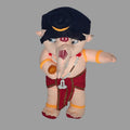 Ganesha Soft Toy Plush Figure, Polyester Fabric, Traditional Hindu Deity Design with Gold Trim and Red Dhoti [ 30 CM ]