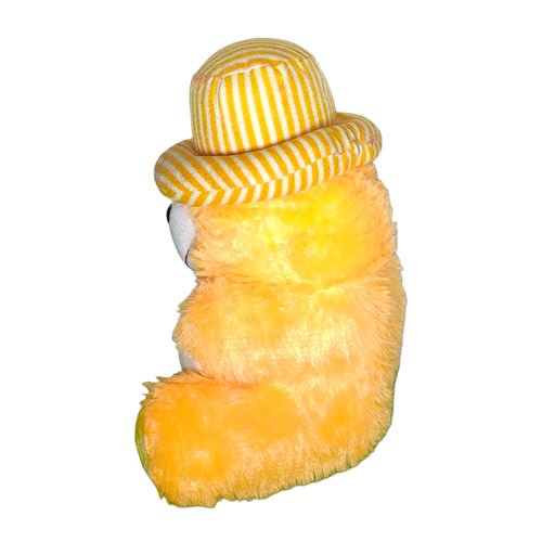 Cap Teddy Bear Stuffed Toy Yellow Teddy Bear for Kids [ 30 CM ]