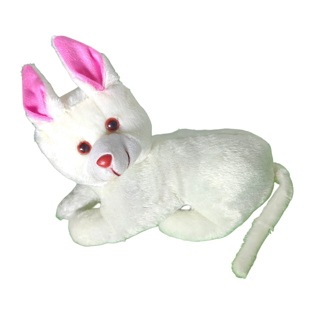 Tickles Rabbit Stuffed Soft Plush Animal Toy for Kids Boys & Girls (Color: White) [ 27 CM ]