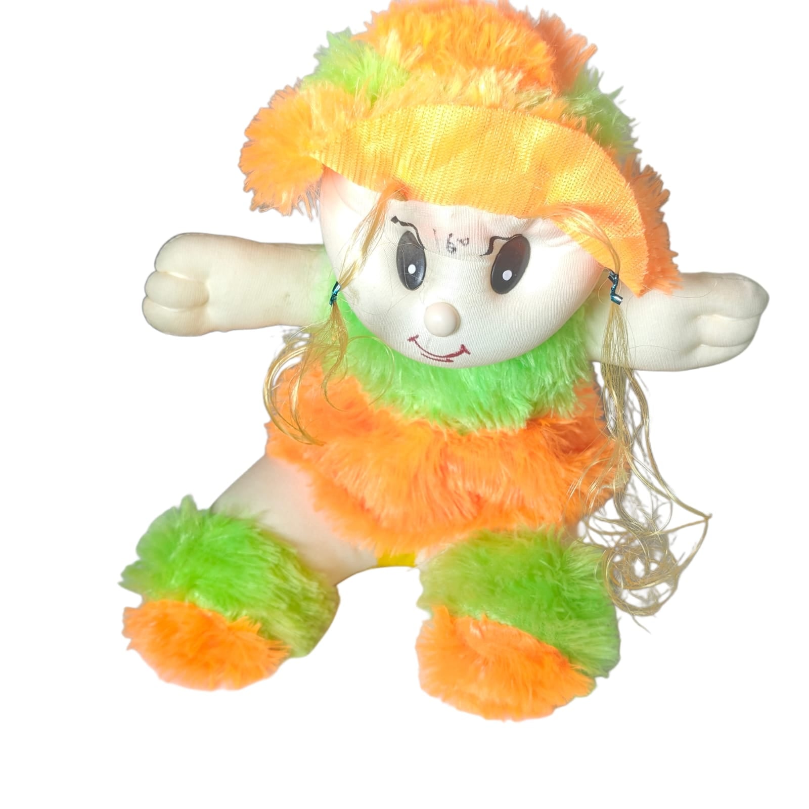 Soft Doll for Girl Colour Orange, Red girl toys , Doll for girl || orange doll [ 28 CM ]