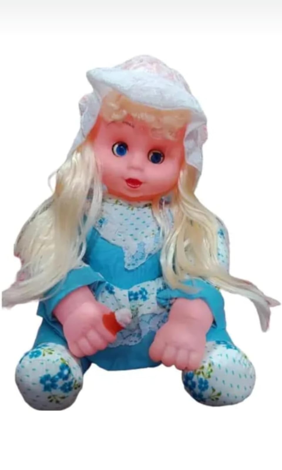 Doll with Foldable Hands, Makeup Set, Clothes & Beauty Accessories, Multicolor Educational Pretend Play Toy for Kids
