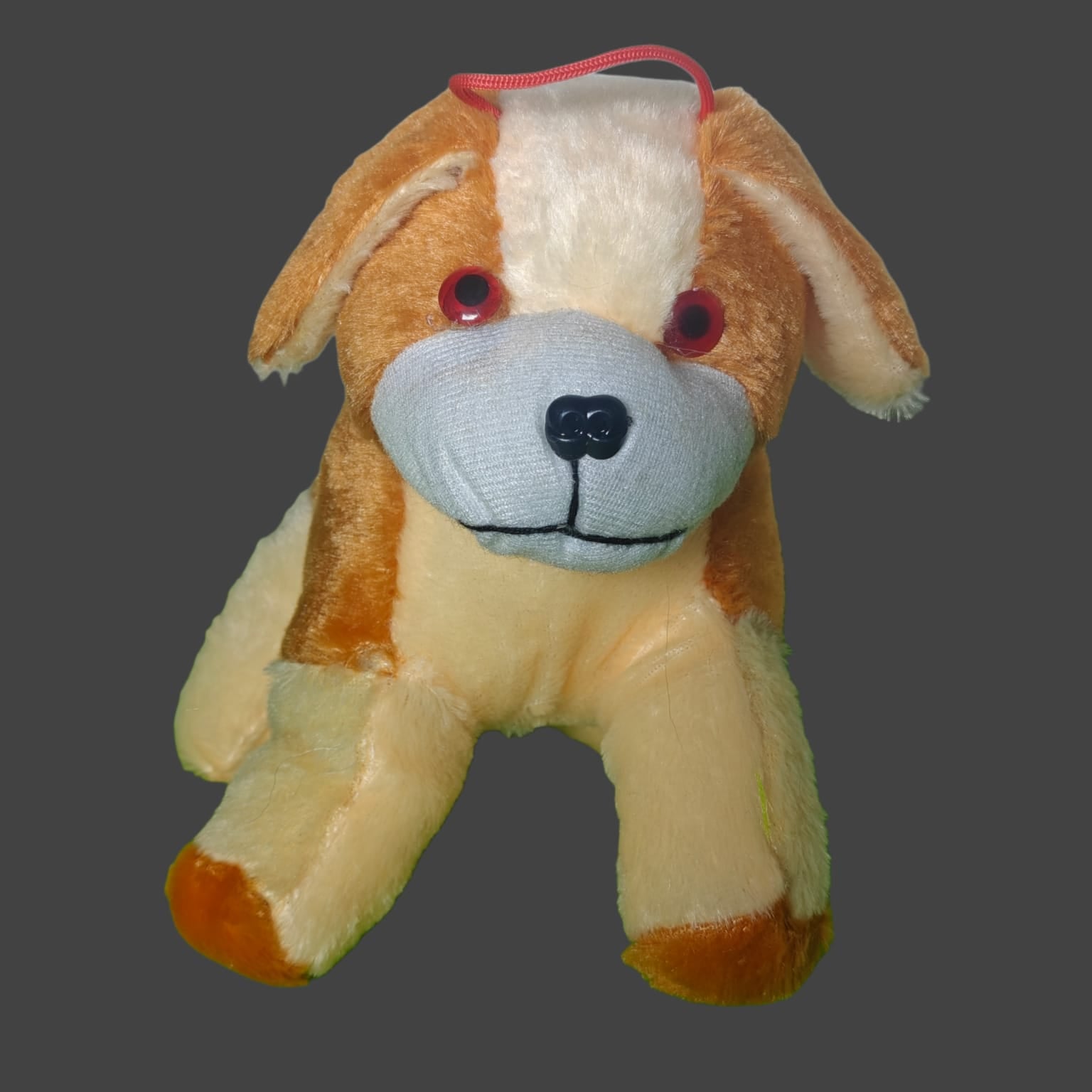 HUG 'n' FEEL SOFT TOYS Long Soft Lovable hugable Cute Giant Teddy Dog Plush & Stuffed Toys (Dog Soft Toys, Pink, Black, Orange) [ 20 CM ]