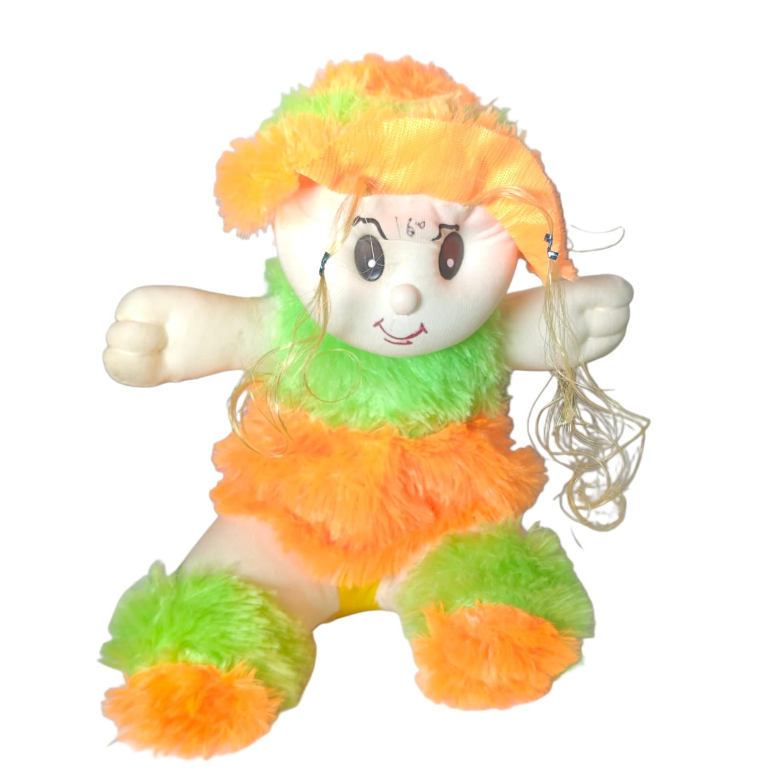 Soft Doll for Girl Colour Orange, Red girl toys , Doll for girl || orange doll [ 28 CM ]