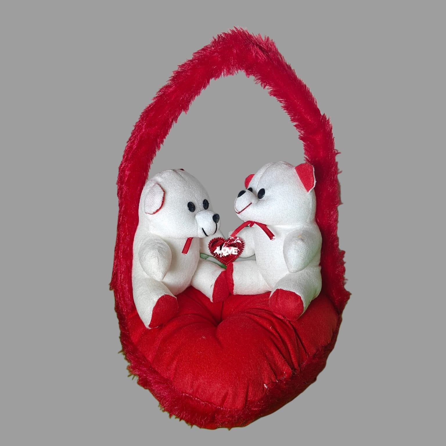 Sweetheart Teddy Bear Set with “Love You” “Heart” Heart Teddy Bear | Valentine Day's Gift [ 30 CM ]