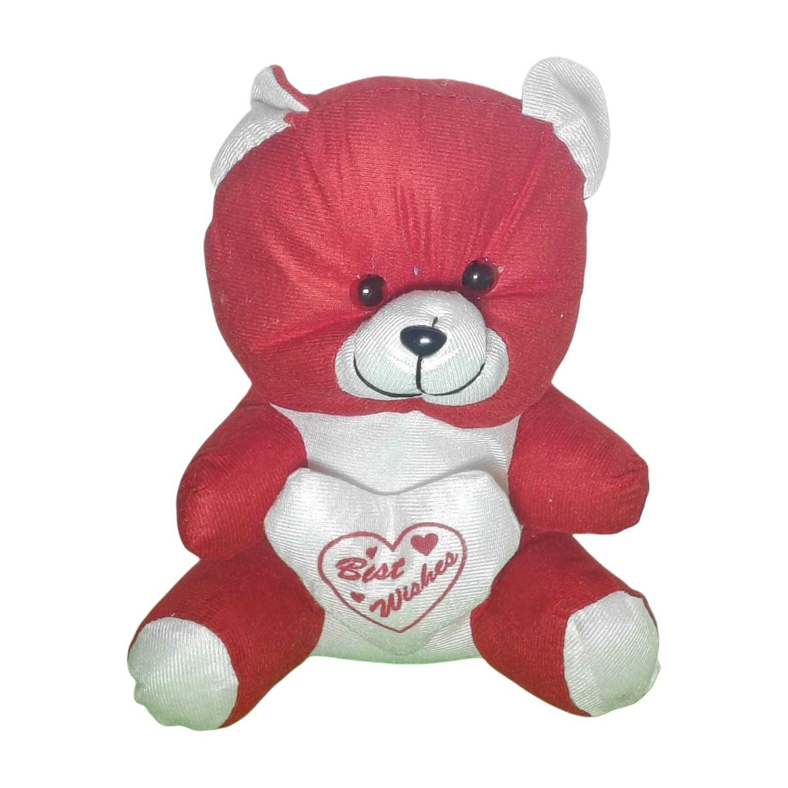 Soft Toys Teddy Bear Gift Soft Stuffed Lovable Hugable Red, cream Teddy [ 25 CM ]