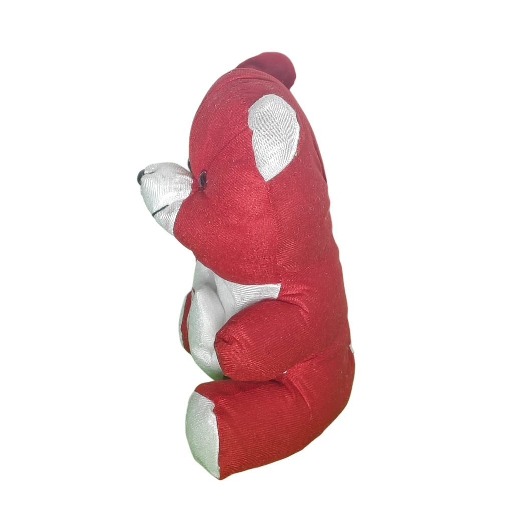 Soft Toys Teddy Bear Gift Soft Stuffed Lovable Hugable Red, cream Teddy [ 25 CM ]