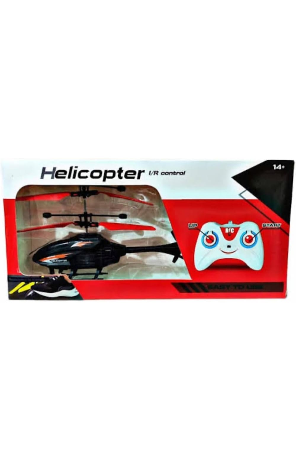 Remote Control Helicopter Toy for Kids with Stable Flight | Rechargeable RC Helicopter with Dual Rotor Blades | Indoor Flying Toy with Easy Controls | Kids Helicopter Toy Gift | Red And Bioo