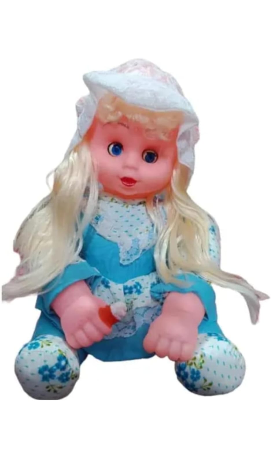 Doll with Foldable Hands, Makeup Set, Clothes & Beauty Accessories, Multicolor Educational Pretend Play Toy for Kids