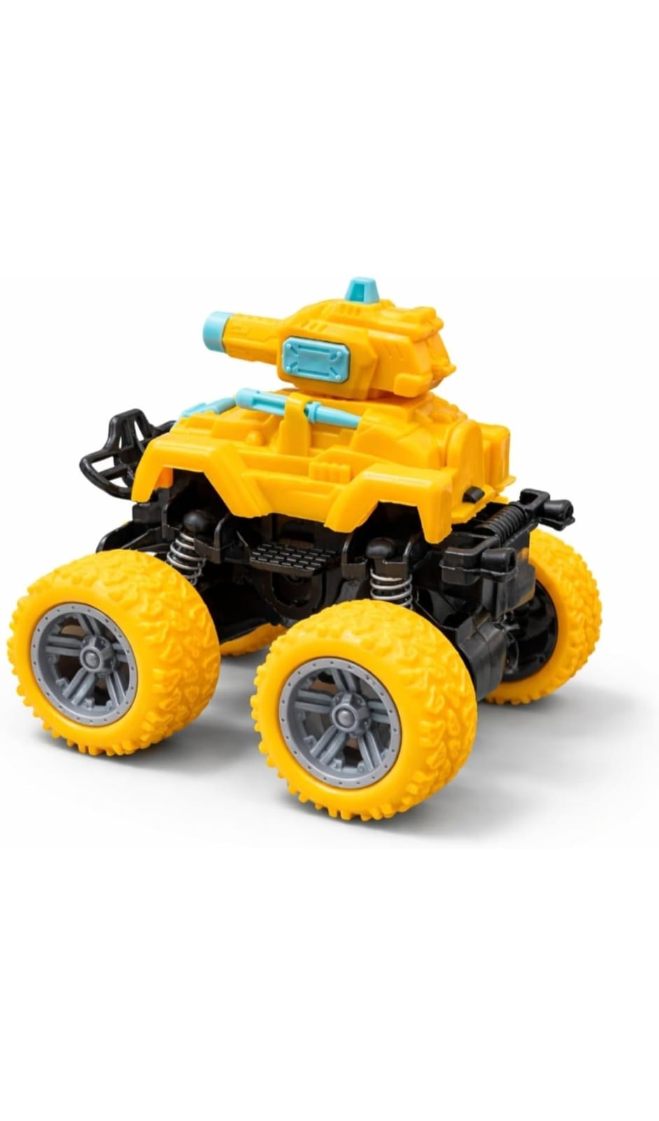 Kravion Mini Tank Launcher Toy Car for Kids 360° Rotating Monster Truck Press & Shoot Bullet Action Toy for Boys Girls Return Gift 3+ Years