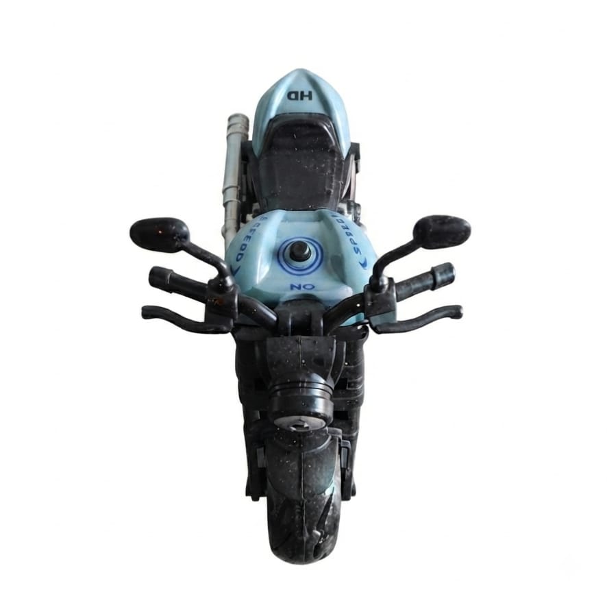 Kids Toy Bike | Friction Powered Toy Motorcycle for Kids | Mini Racing Bike Toy for Boys & Girls | Durable Plastic Motorbike Toy (Pack of 1) Random Color