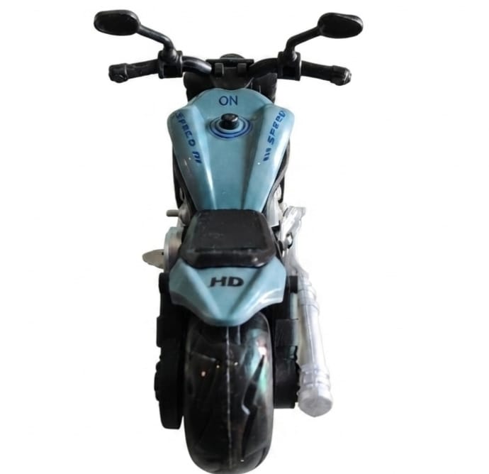 Kids Toy Bike | Friction Powered Toy Motorcycle for Kids | Mini Racing Bike Toy for Boys & Girls | Durable Plastic Motorbike Toy (Pack of 1) Random Color
