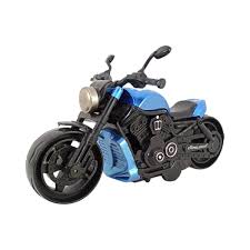 Battery Operated Toy Motorcycle Motor Lights Sounds Blue red sky